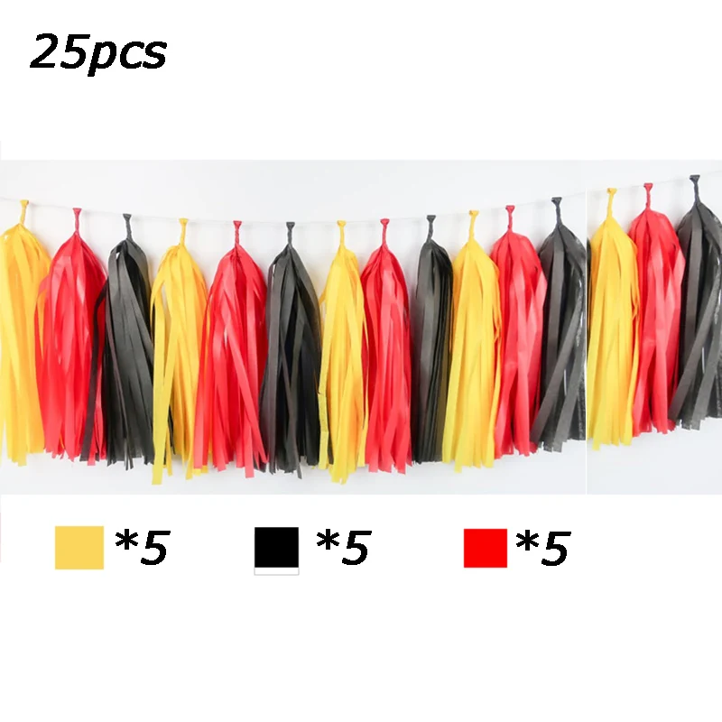 25pcs Banner Disney Микки Мышь тема посуда детские, для малышей на день рождения украшения, товары для вечеринки Семья друг одноразовая посуда Вечерние - Цвет: 25pcs Banner