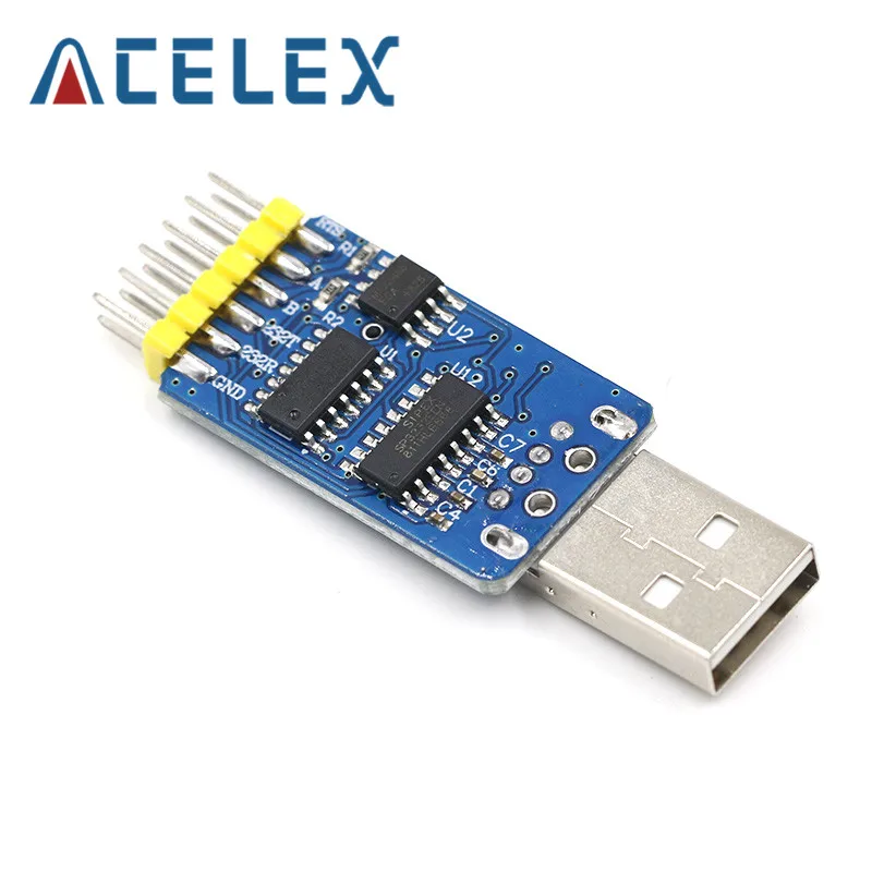 CP2102 USB UART 6 в 1 многофункциональный (USB TTL/RS485/232 TTL RS232/485232 до 485) последовательный