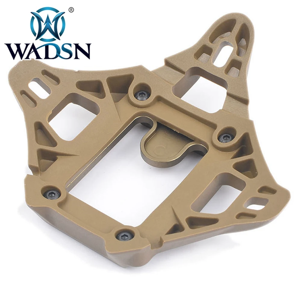 WADSN Тактический шлем Wilcox 4 отверстия кожух подходит ACH/MICH/PASGT и легкие морские шлемы CQC алюминий Softail NVG крепления