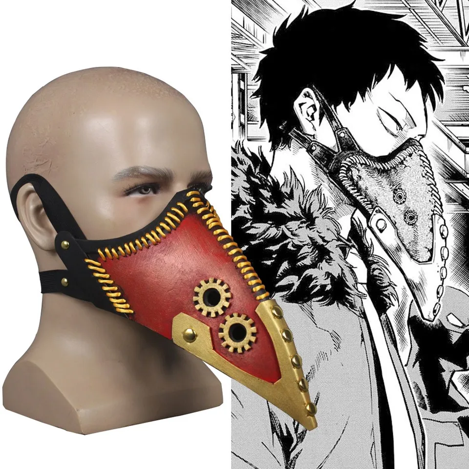 Plague Doctor Anime My Hero Academia Overhaul Maskcrow Mouth Halloween Steampunk Face Long Beak Gothic Helmet Cosplay Accessory Costume Props Aliexpress