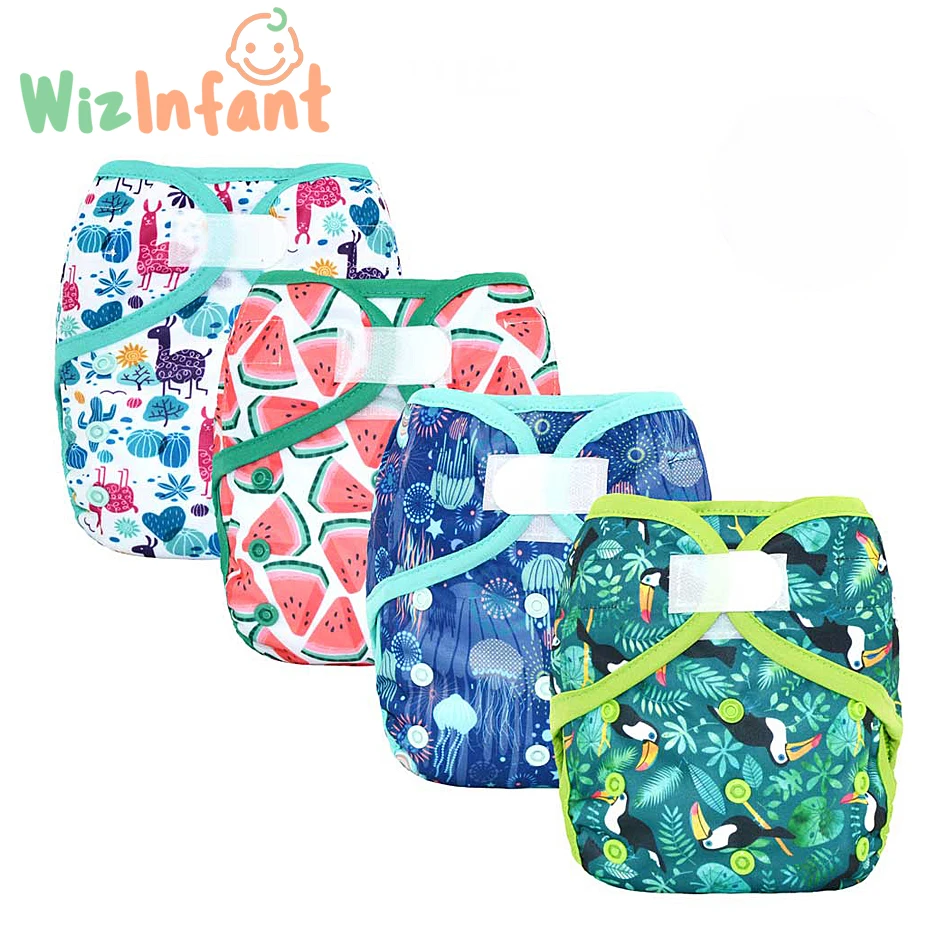 Nappy Eco-Friendly-Cloth-Diaper Ecological Reusable Diaper Adjustable Wizinfant Baby