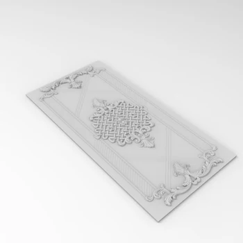 

Curved flower panel relief 3D model STL format file CNC router carving ArtCAM Aspire Type3 JDpaint engraving carving file A2006