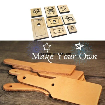 

Wooden Leather Dies Cut Leather Bracelet Cut Out Key Chain Blanks Template Hold Punch Tool Supplies Profit Maker 1.4x2.3inch