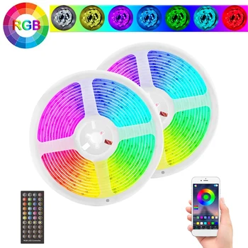 

Bluetooth LED Strip Lights 20M/360 Lights RGB Strip Lights with 40Keys Remote for Halloween Christmas Party