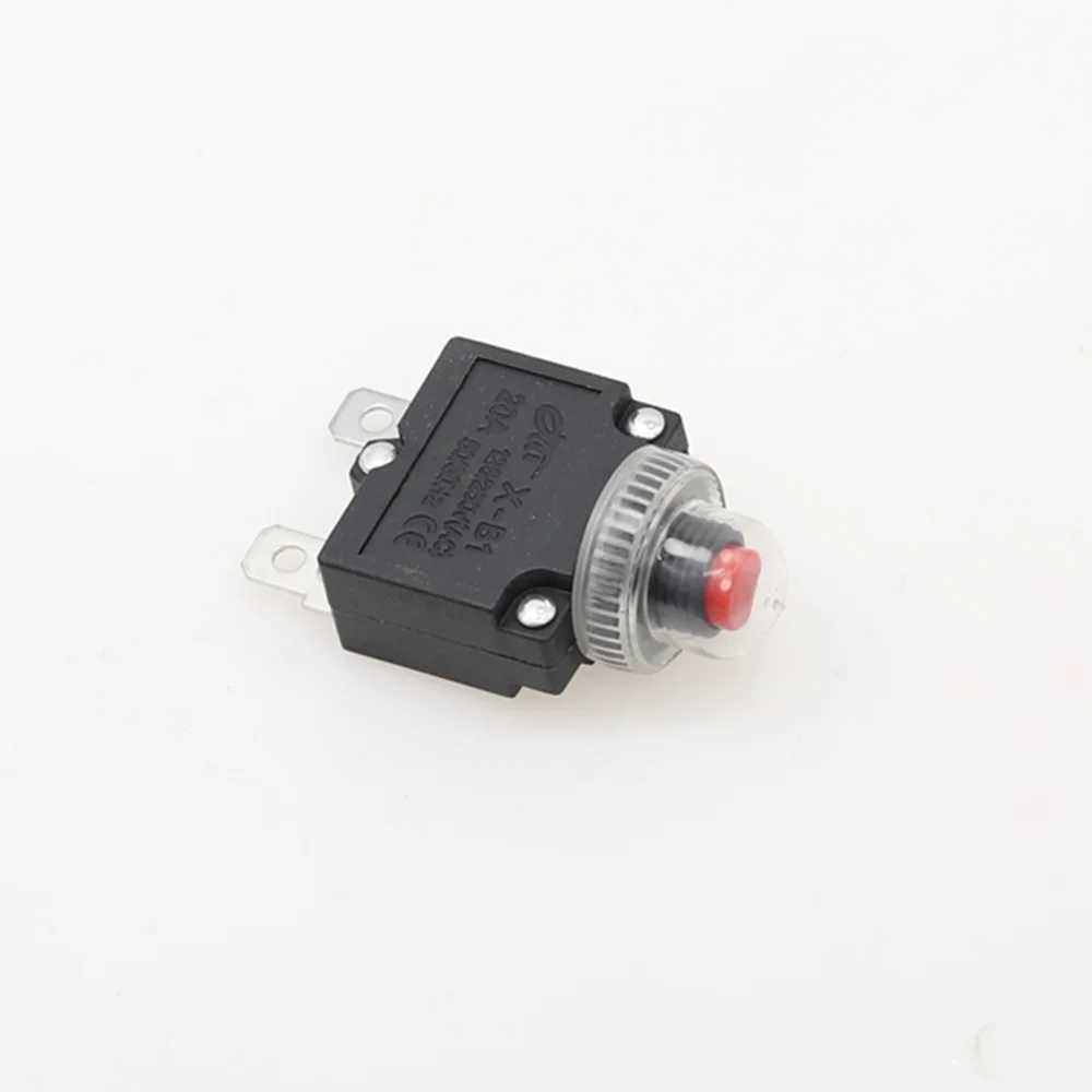 20pcs 2A 3A 5A 6A 7A 8A 10A 15A 20A Circuit Breaker Overload Protector Switch Fuse Color: Brown, AMP: 2A