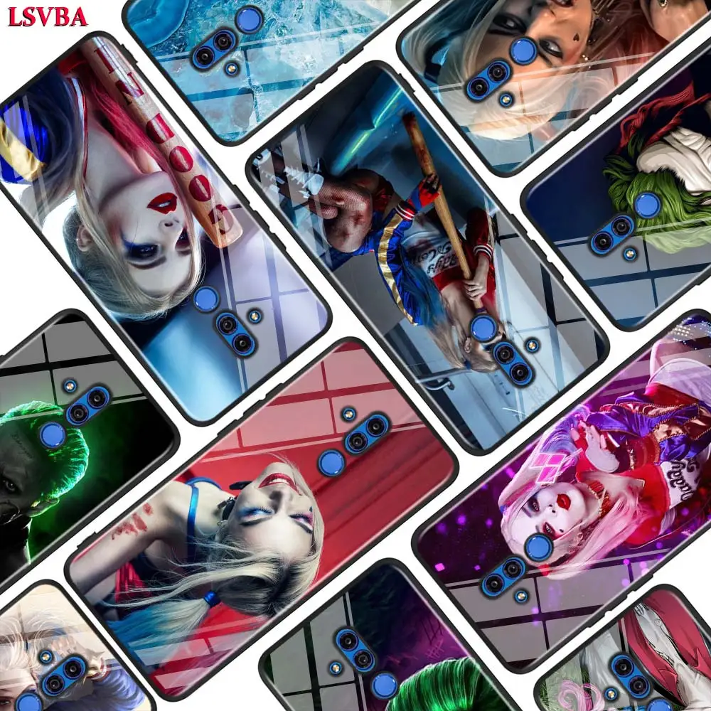 

Black Cover Joker and Harley Quinn for Huawei Mate 30 20 20X 10 Lite Y9 Y7 Y6 Y5 Pro Prime Lite 2019 2018 Phone Case