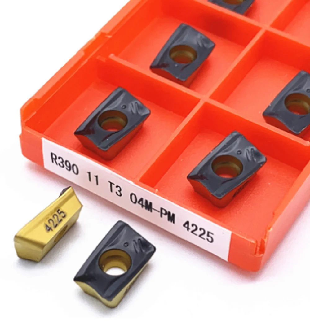 10PCS R390 11T304M-PM 1030/1025/4225 metal cutting tools Milling Face milling turning Lathe Tools insert | Инструменты