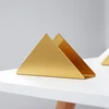 Black Gold Stainless Steel Triangle Napkin Tissue Holder Cafe Hotel Dining Table Paper Towel Storage Rack Desktop Home Decoratio 4