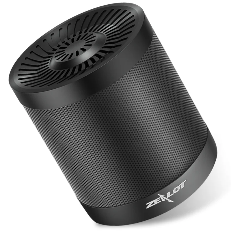 Bluetooth динамик S5 с микрофоном портативный динамик спике беспроводной сабвуфер супер бас стерео USB TF карта воспроизведения Bluetooth V4.0 - Цвет: Черный