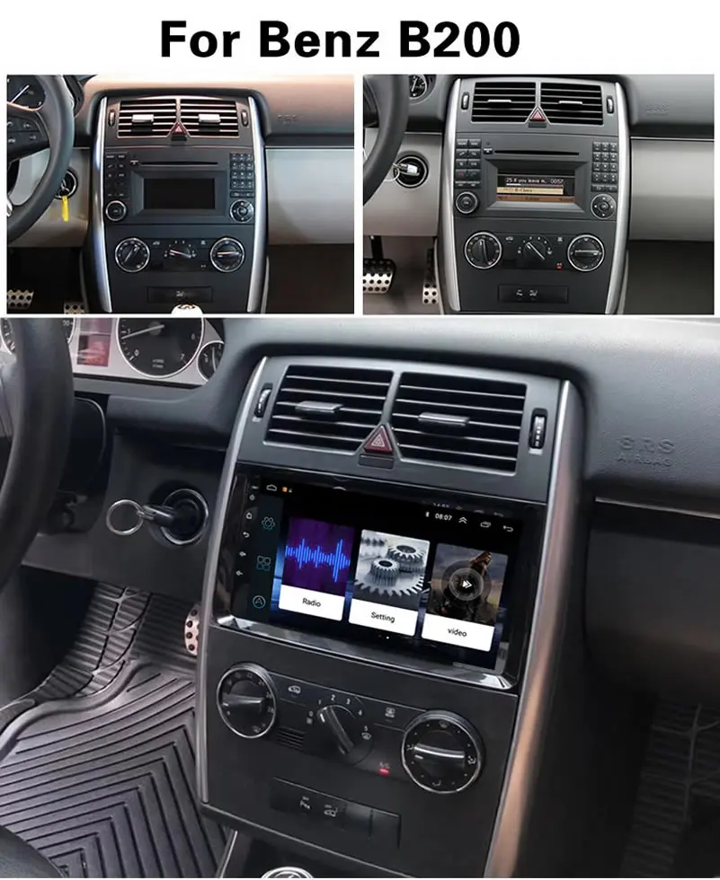 LEEWA 9 &quotБольшой HD экран Android 8 1 четырехъядерный автомобильный медиаплеер с GPS Navi