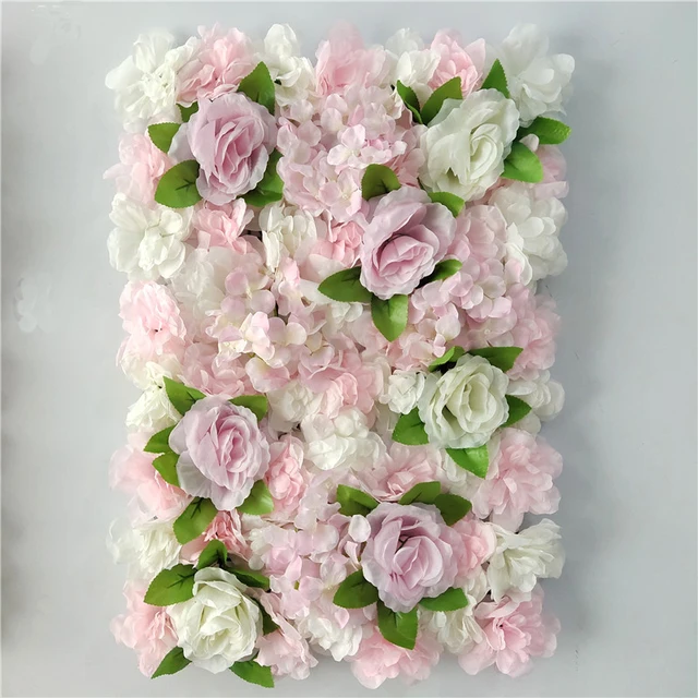 Silk Artificial Flower Wall Panels Handmade Decor Wedding Baby Shower Birthday Party  Shop Backdrop Flower Backdrops Decoration B1