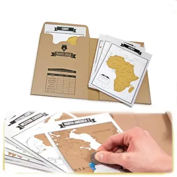 

Travel Accessories Travelogue Notebook Map World Book NEW Tips Tourist