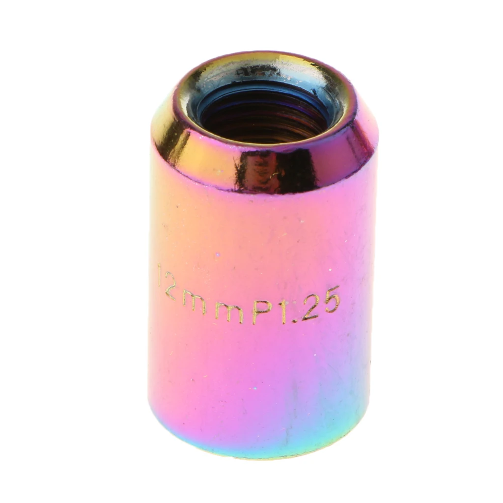 20 Pieces Auto Car Wheel Rim Racing Lug Nuts 31mm with Lock M12X1.25mm