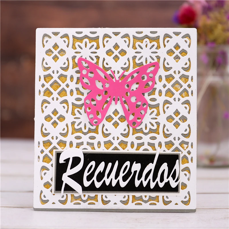 

GJCrafts flower frame rectangular metal cutting die for craft card scrapbook new 2020 embossing die template die cutting