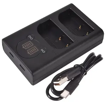 

DSTE Dual LCD Battery Charger Kit for Panasonic DMW-BLF19 Camera Battery