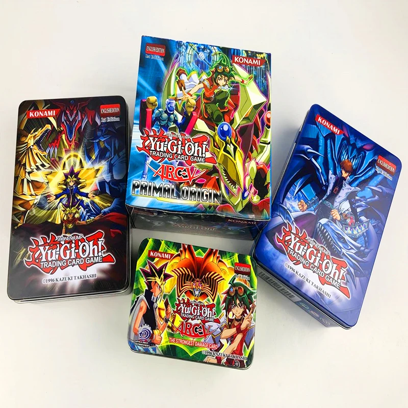 288 шт./компл. Yu-Gi-Oh! игровые карты Классическая игра юджиох английские карточки коробки коллекционные карточки с флэш-карты и металлическая