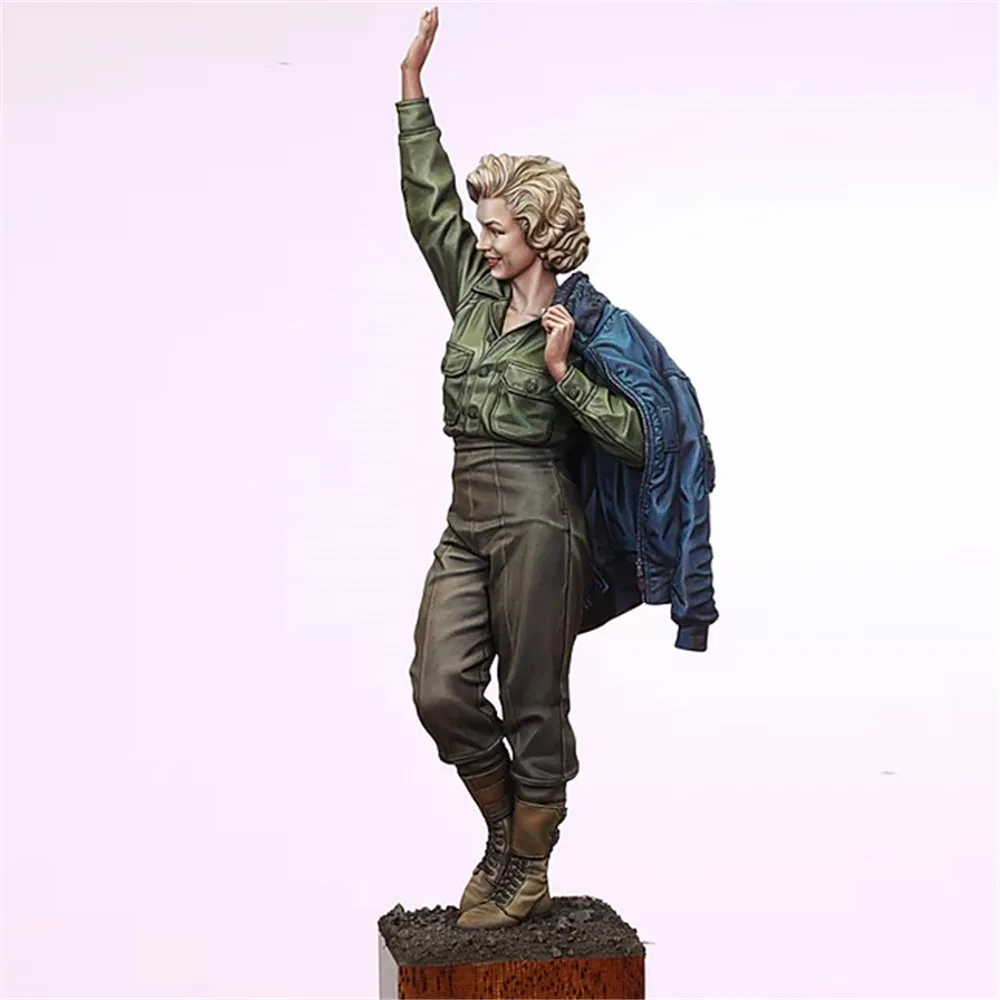 Полимерная фигурка 1/35 набор масштабных моделей приседаний Снайпер Женский