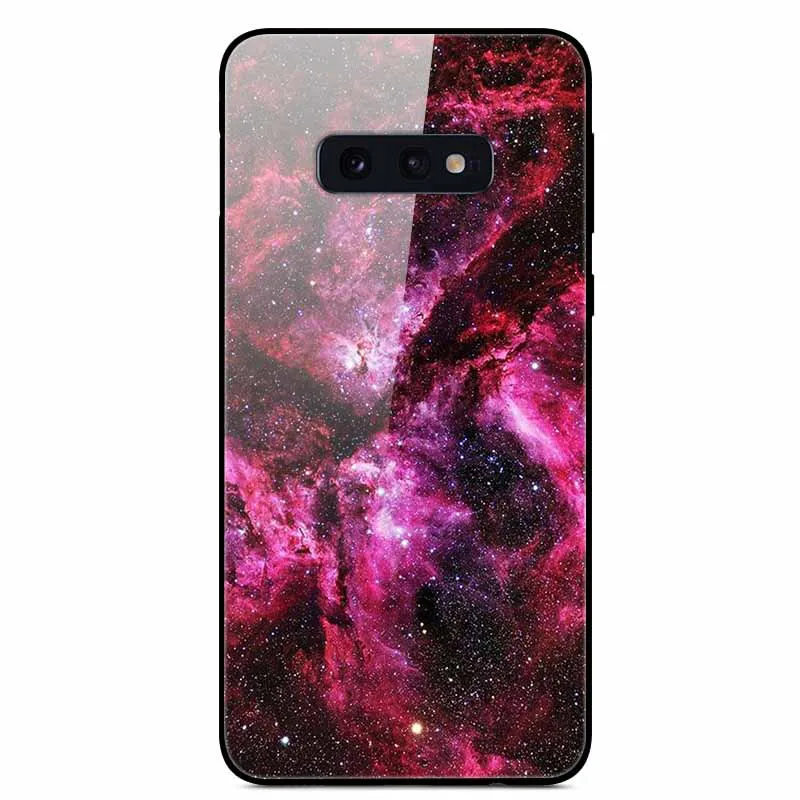 1 5," чехол для samsung S10E чехол из закаленного стекла с принтом на заднюю панель жесткий чехол на samsung Galaxy S10E чехол для телефона fundas S 10E - Цвет: 1