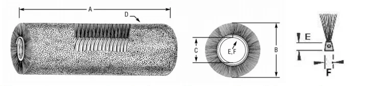 [Manufacturers Direct Selling] Horse Hair Coiling Brush Dust Anti-Dust Industrial Usage around Brush