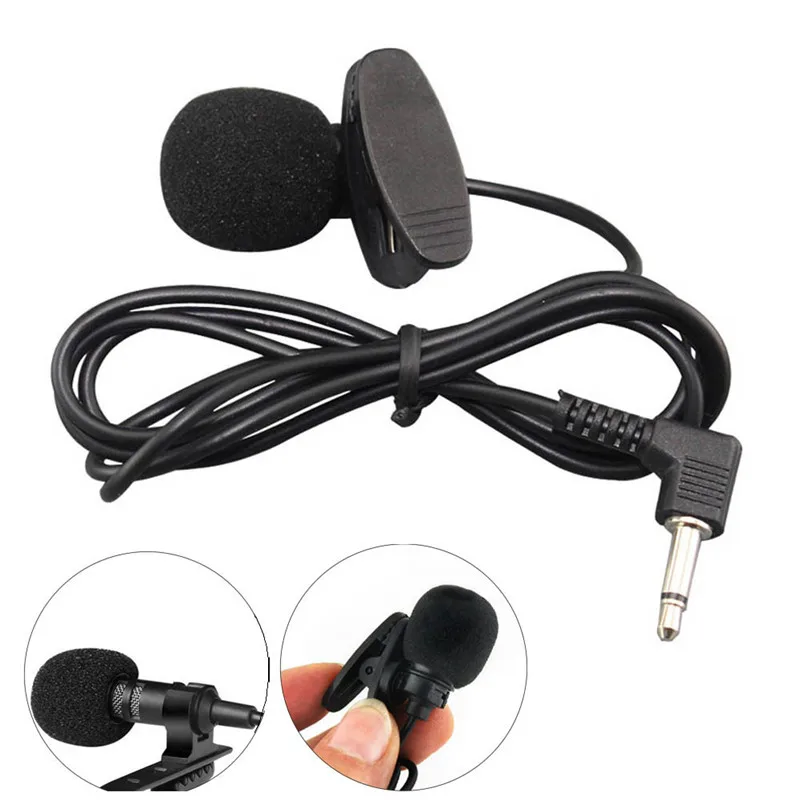 Портативный конденсаторный мини-микрофон с разъемом 3 5 мм петличный микрофон