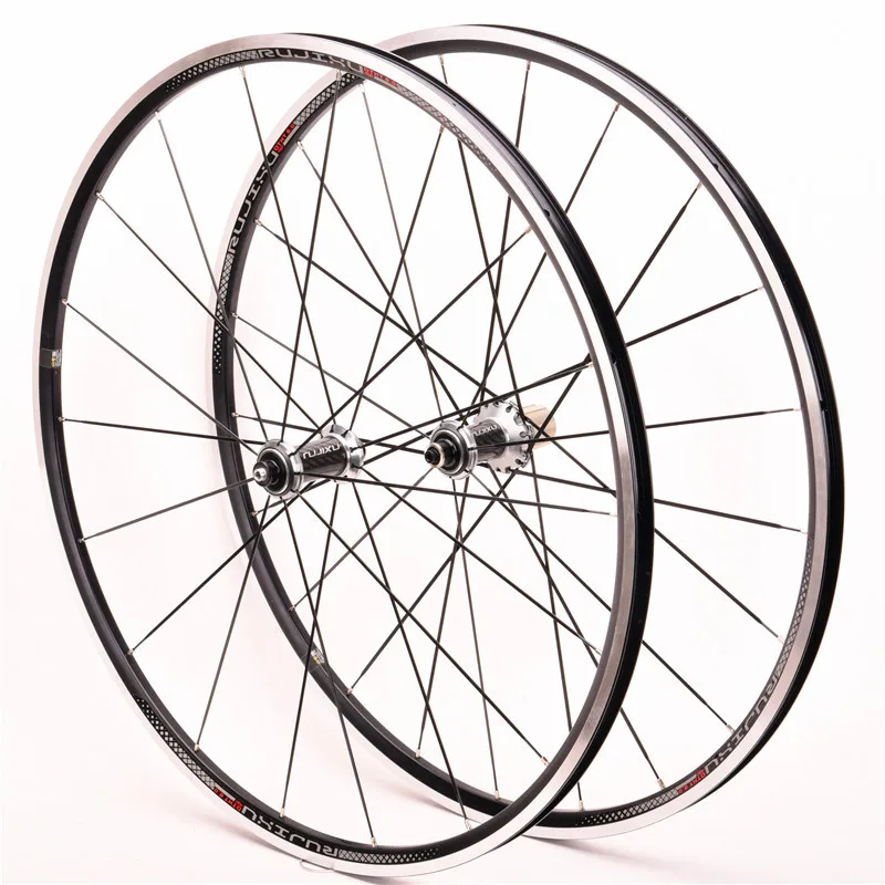 Climbing bicycle Road Bike Wheelset Rim 2:1 edit Carbon Hub four bearing Aluminum Alloy 700C ultralight road Bicycle Wheels