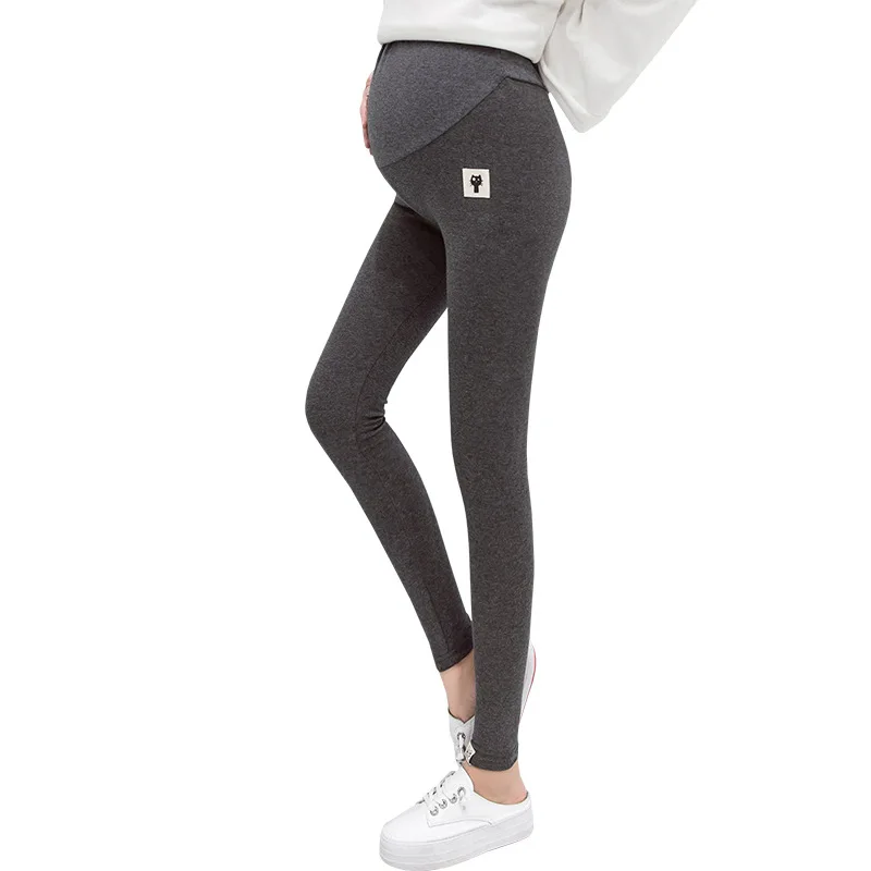 Thick Pregnant Women Autumn Pregnancy Pencil Pants Spring Winter Casual Maternity Legging Elastic Waist Belly Legging Clothes