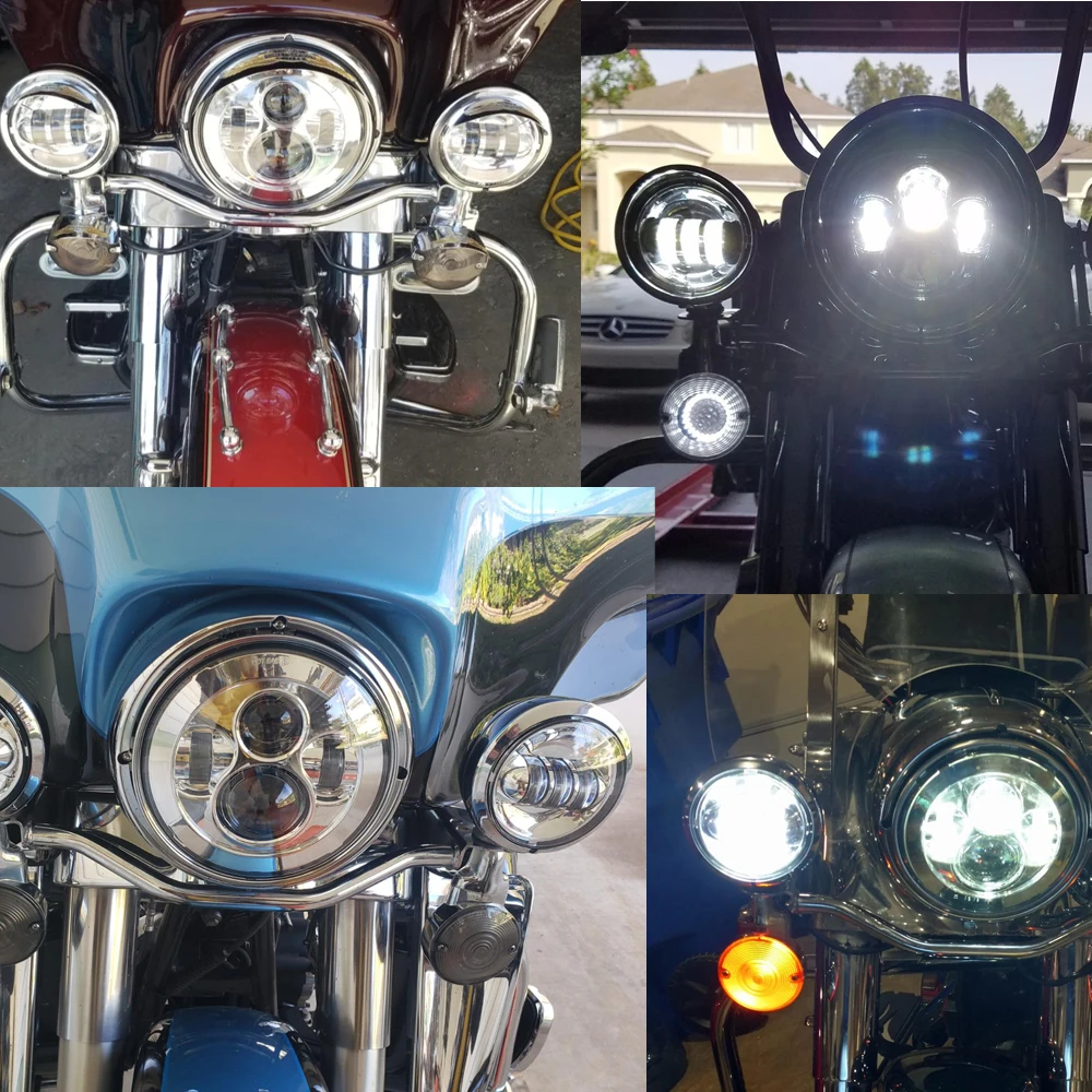harley ledheadlight  led fog light (4)