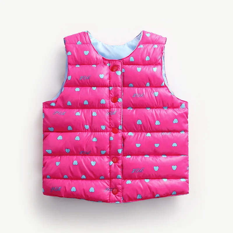 

Children's Down Cotton Vest Autumn and Winter Girls Wear New Small Children's Clothing Children's Cotton Vest Girls Vest