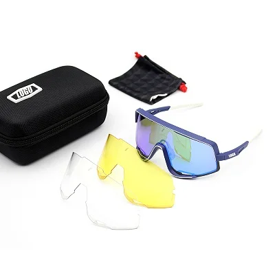 3 Lens Not Polarized 3 линзы поляризованные очки MTB дорожный велосипед очки спортивные солнцезащитные очки для велоезды Бег Верховая езда велосипедный мотоцикл защитные очки - Цвет: 3 Lens Not Polarized