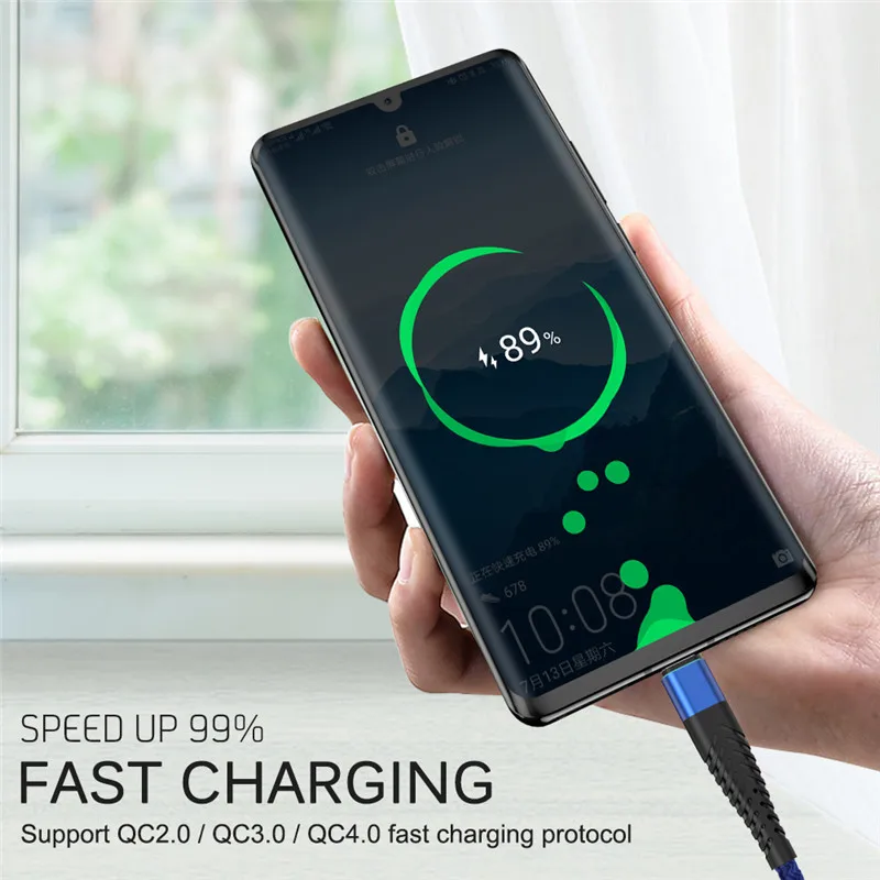 20 см 1 м 2 м 3M кабель Micro USB для передачи данных быстрое зарядное устройство Шнур Microusb для samsung S7 S6 Xiaomi Redmi Note 5 Pro Android телефон длинный провод