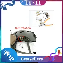 Tactique rapide, ACH, MICH casque ARC rail adaptateur militaire le support de sordin convient au casque tactique de la série MSA SORDIN