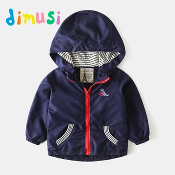 

DIMUSI Spring sport Jackets boys Coat hoodie Jacket Boy's Autumn Jacket zipper embroidery jacket Kids Children Jacket BC233