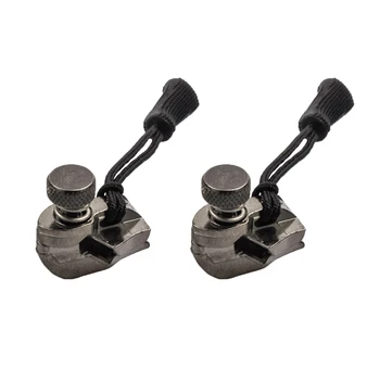 

2Pcs Zipper Repair Kit Puller Replacement Nickel Fix Install for Sewing Hoodie Jackets Tool Clothes Bag Screw Slider