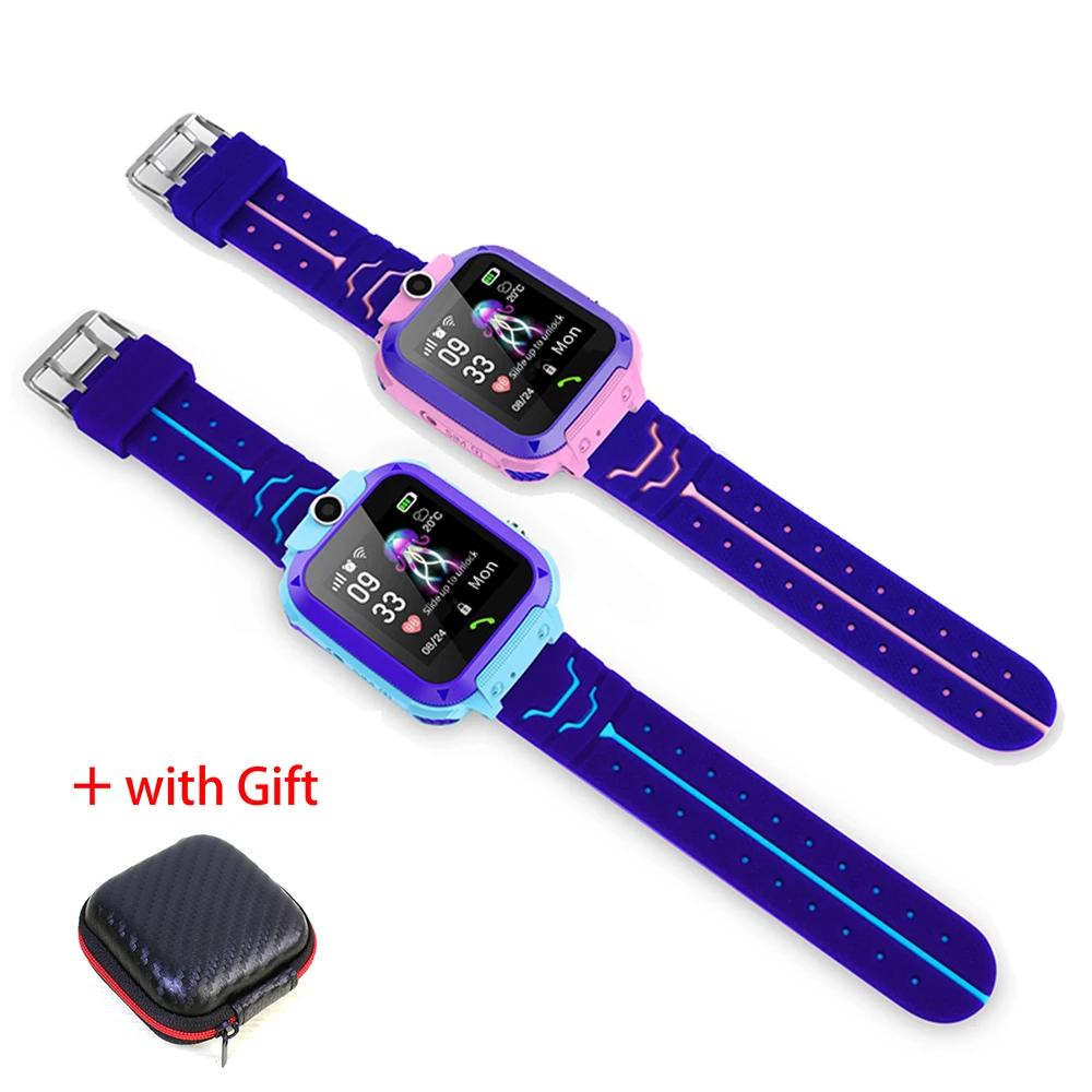 S12 Waterproof Smart Watch for Kids LBS SIM Tracker SmartWatch SOS Call for Children Anti Lost Monitor Wristwatch for Boy girls