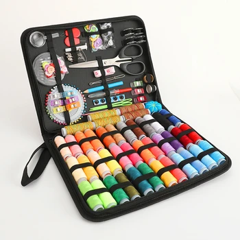 

Sewing Kits DIY Multi-function Sewing Box Set for Hand Quilting Stitching Embroidery Thread Sewing Accessories 70/84/90/120Pcs