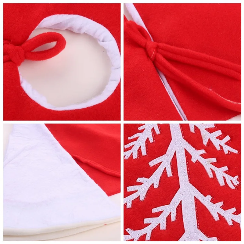 Christmas Tree Skirt Christmas Tree Apron Holiday Household Party Decorations Tree Decoration Supplies