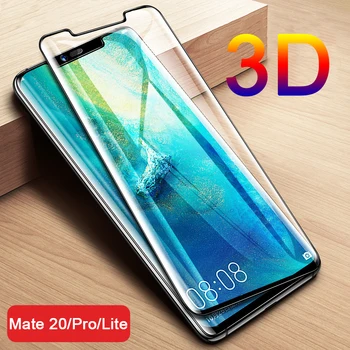 Перейти на Алиэкспресс и купить 3D изогнутое закаленное стекло для Huawei Mate 20 Pro защита экрана на Mate 20 X Mate20 Lite 20x Mate20pro Mate20x защитная пленка