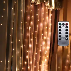 8 режимов, 3,3 м, USB струнный светильник, водонепроницаемый Рождественский светильник, s лампа, праздничный светильник, свадебное украшение