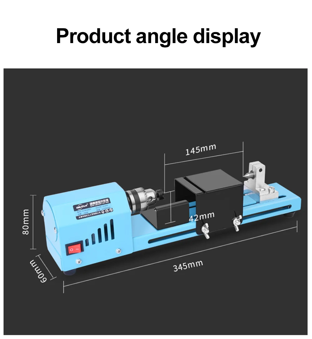 150W Electric Wood Lathe Beads Grinding Polisher and Polishing Beading Machine DIY Woodworking Buddha Pearl  Drill Rotary Tool