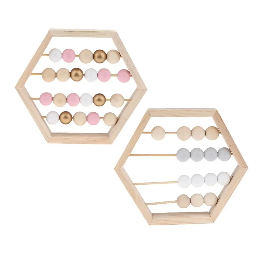 Обучающая игрушка Монтессори деревянные шарики из Abacus bead рождественский подарок