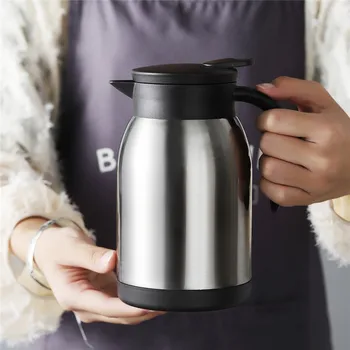 

Thermos Kettle Home Kitchen Thermal Pitcher Stainless Steel Insulation Pot Vacuum Flasks Tea Coffee Pot Water Jug 880ml