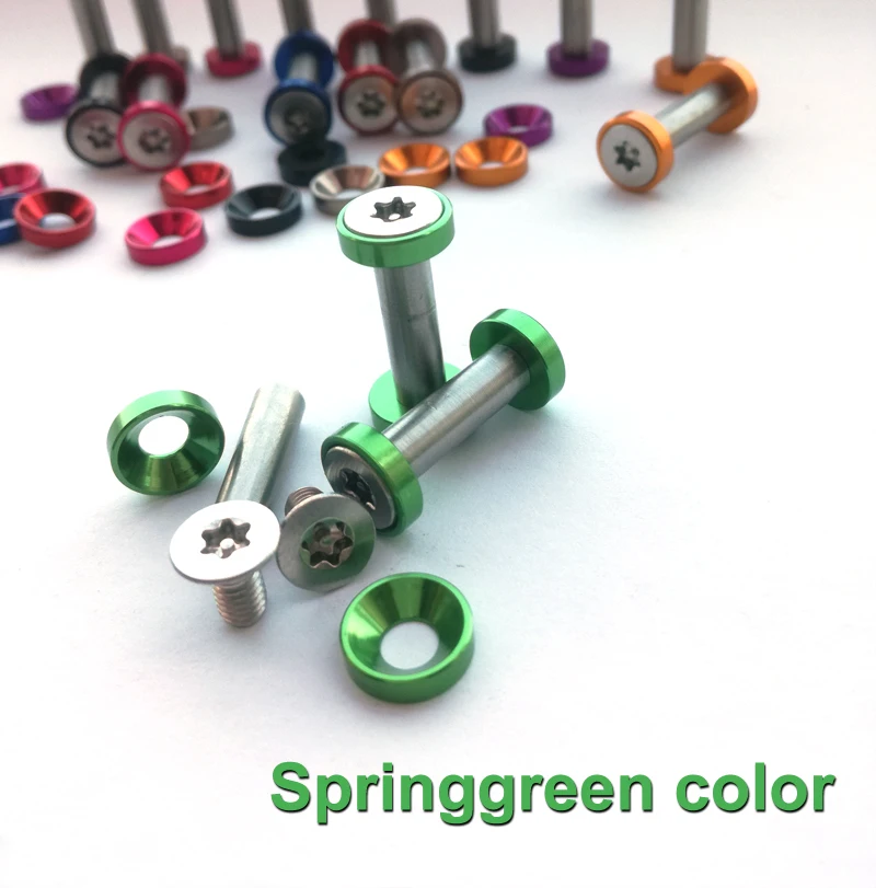 Отверстие 6 мм ручка ножа из нержавеющей стали звездообразные Пружинные винты