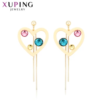 

Xuping Heart Shaped Dangle Earrings Women Fashion Popular Jewelry Party Anniversary Gift W-BLE-1068