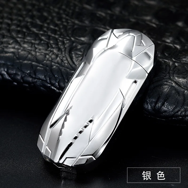Новинка оригинальная USB зажигалка со сканером отпечатков пальцев двусторонняя