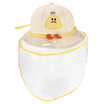 

Full Face Hat Cover Protection Mask Bucket Hat Anti-Spitting Splash Hat Windproof Outdoor Safety Waterproof For Children Kids