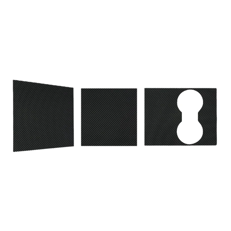 

for Tesla Model 3 Center Console image Kit 3M Vinyl Decal Wrap - Matte Dark Wood