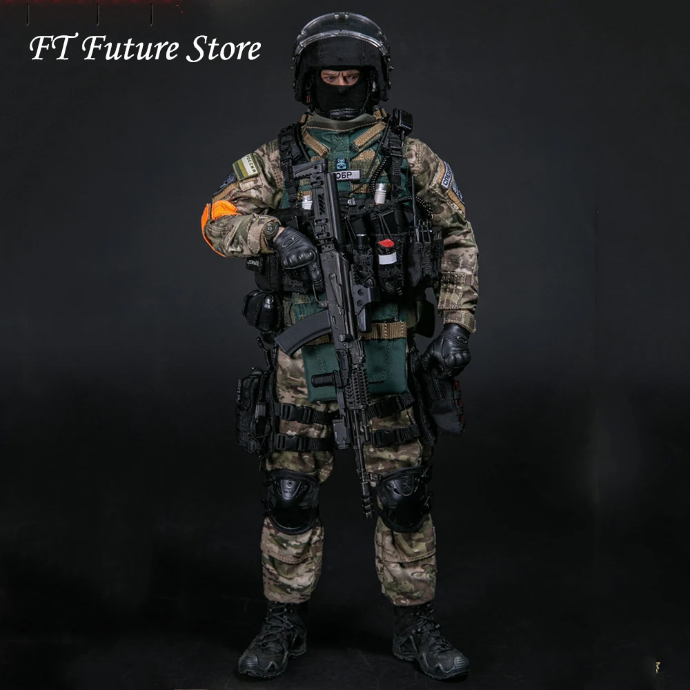

In Stock Collectible 1/6 DAM Toys 78066 Elite Series RUSSIAN SPETSNAZ MVD SOBR-BULAT MOSCOW Solider Action Figure Model for Fans