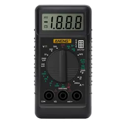 Multímetro digital suprimentos mini bolso tensão ampere ohm medidor dc ac lcd portátil ferramenta dt182 mini multímetro digital