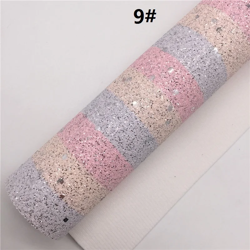 1 шт., 21X29 см, блестящая ткань, плотная блестящая кожа, блестящая полоска, кожаные листы для изготовления луков, LEOsyntheticoDIY T379 - Цвет: 9