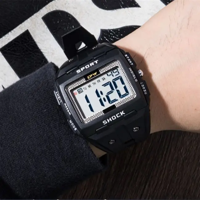 2021 WWOOR Men's Watch Top Brand Luxury Black Wrist watch Fashion Sports Chronograph steel Quartz Men Watches Relogio Masculino